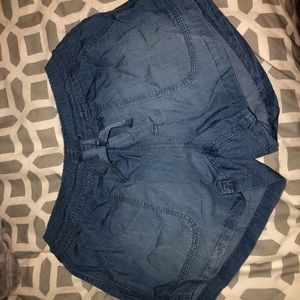 Soft jean shorts